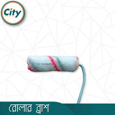 ৪ ইঞ্চি পেইন্ট রোলার ব্রাশ ওয়াল পেইন্টিং সুতা রোলার ব্রাশ ১ সেট_img_2