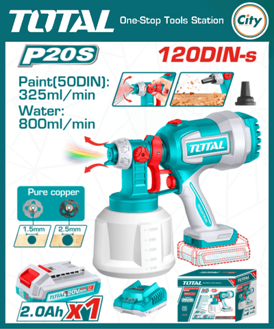 20V 1000ml কর্ডলেস স্প্রে গান মেশিন TOTAL TSGLI20042_img_0