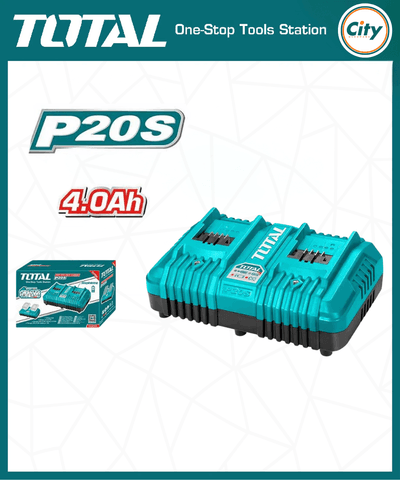 20v ফাস্ট ইন্টেলিজেন্ট 4.0Ah ডাবোল ব্যাটারি চার্জার TOTAL TCLI2034_img_0