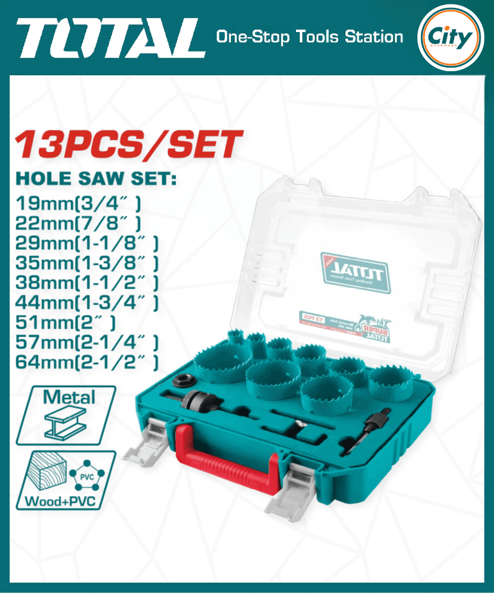 ১৩ পিস বিআই মেটাল হোল স সেট TOTAL TACSH0132