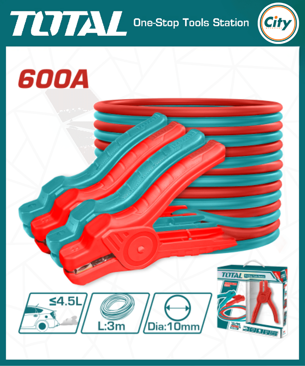 ৩ মিটার বুস্টার ক্যাবল ৬০০ অ্যাম্পিয়ার TOTAL PBCA16008