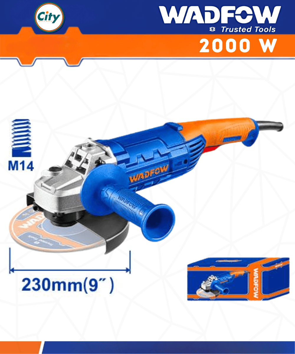 ২০০০ ওয়াট অ্যাঙ্গেল গ্রাইন্ডার ৯ ইঞ্চি WADFOW WAG852001