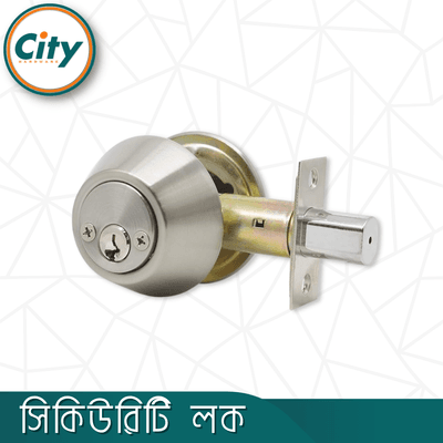 সিকিউরিটি লক উভয় পাশে চাবি সিস্টেম ডাবোল সিলিন্ডার ডেডবোল্ট লক দরজার লক এস এস কালার ডোর লক_img_2