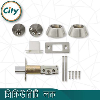 সিকিউরিটি লক উভয় পাশে চাবি সিস্টেম ডাবোল সিলিন্ডার ডেডবোল্ট লক দরজার লক এস এস কালার ডোর লক_img_3