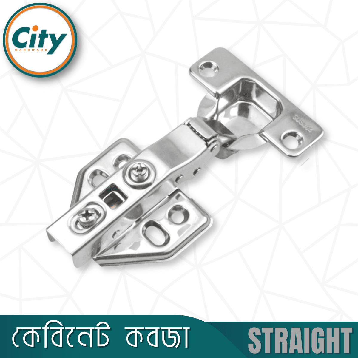 ২ পিস হাইড্রোলিক কনসিল কবজা নরম বন্ধ স্টেইনলেস স্টিলের ক্যাবিনেটের দরজার কবজা ফার্নিচার কবজা
