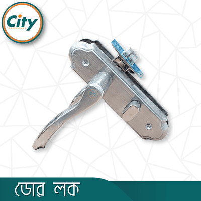 চাবিহীন লক টয়লেট ডোর লক বাথরুমের ডোর লক একক জিহ্বা হ্যান্ডেল লক সর্বজনীন ধরণের দরজার লক Door Lock_img_2