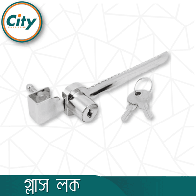 স্লাইডিং গ্লাস ডোর লক ডিসপ্লে শোকেস লক সাথে ক্রোম ফিনিশ সিকিউরিটি গ্লাস কেস লক ১ পিস_img_1