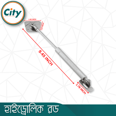 ১ পিস হাইড্রোলিক স্টিক ৬, ৮, ১০ বা ১২ ইঞ্চি সাইজের ক্যাবিনেট ডোর সাপোর্ট গ্যাস স্প্রিং লিফট ক্যাপাসিটি ১০০এন/১০কেজি মডেল-১_img_4