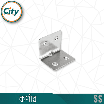 ৫ পিস স্টেইনলেস স্টিলের কর্নার ব্রেস অ্যাঙ্গেল ব্র্যাকেট সিলভার টোন_img_1