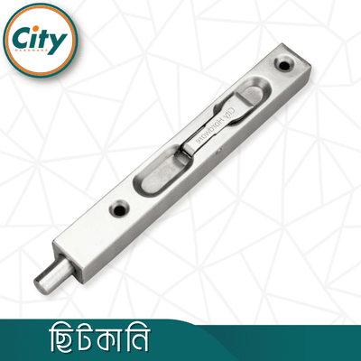৮ ইঞ্চি স্টেইনলেস স্টিল ফ্লাশ মাউন্ট টাওয়ার বোল্ট কনসিল ছিটকানি ফোল্ডিং ডোর বোল্ট সিলভার রঙের_img_1