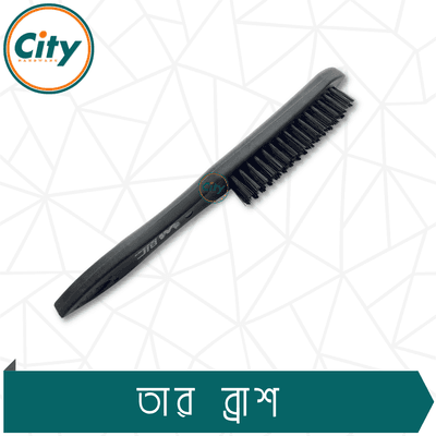 কার্বন স্টিলের তারের ব্রাশ কার্ভড প্লাস্টিকের হ্যান্ডেল সহ তার ব্রাশ_img_3