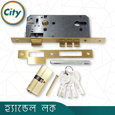 এবি ব্লাক রঙের ডোর লক উচ্চ সুরক্ষার স্ট্যান্ডার্ড সাইজের হ্যান্ডেল লক প্রধান দরজার লক Door Lock_img_6