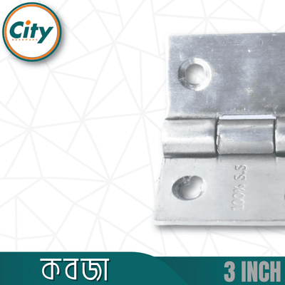 ২ পিস ৩ ইঞ্চি কবজা স্টেইনলেস স্টিলের কবজা ডোর কবজা এস এস স্ক্রুর সাথে_img_3