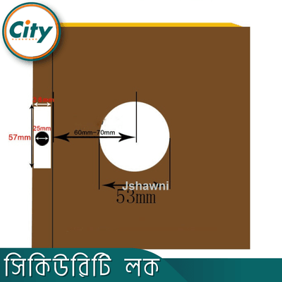 স্কোয়ার ডেডবোল্ট সিকিউরিটি লক ওয়ান সাইড কী ওয়ান সাইড নব দরজার লক অ্যান্টিক_img_5