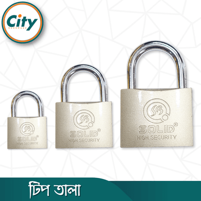 ১ পিস হাই সিকিউরিটি টিপ তালা ৩ চাবির তালা হেভি ডিউটি লক কীড প্যাডলক ৬৩/৫০/৩২ সাইজের_img_1