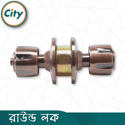 প্রিমিয়াম মানের রাউন্ড লক উচ্চ সুরক্ষা রাউন্ড লক রুম ডোর নব অ্যান্টিক রঙের দরজার লক_img_2