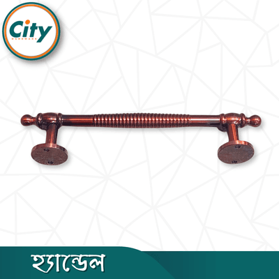 ৮ ইঞ্চি হেভি ডোর হ্যান্ডেল কপার অ্যান্টিক পালিশ করা দরজার হাতল কাঠের দরজার হ্যান্ডেল_img_3