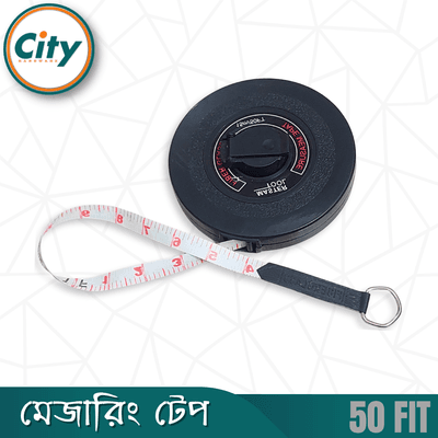 ১৫ মিটার পরিমাপক টেপ ৫০ ফুট ফিতা টেপ ফাইবার পিভিসি টেপ_img_2