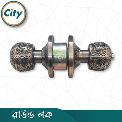প্রিমিয়াম কোয়ালিটি রাউন্ড লক নতুন মডেলের ডোর লক রুমের ডাবল সাইডেড কাঠের দরজার লক AB_img_3