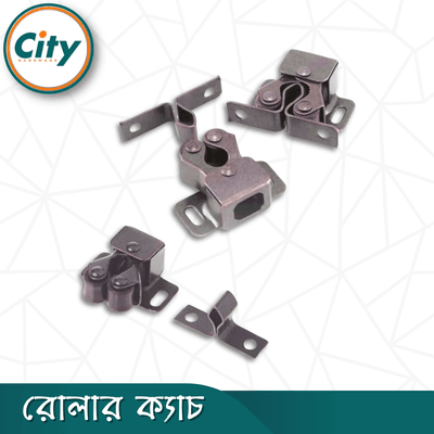 ২ পিস ফার্নিচার ক্যাবিনেটের দরজার জন্য ডাবল রোলার ক্যাচ_img_2