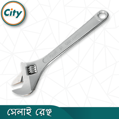 ১০ ইঞ্চি হেভি ডিউটি ​​অ্যাডজাস্টেবল রেঞ্চ অতিরিক্ত ক্ষমতা সহ অ্যাডজাস্টেবল শিফটার মুভেবল স্প্যানার ক্রোম ফিনিশ_img_2