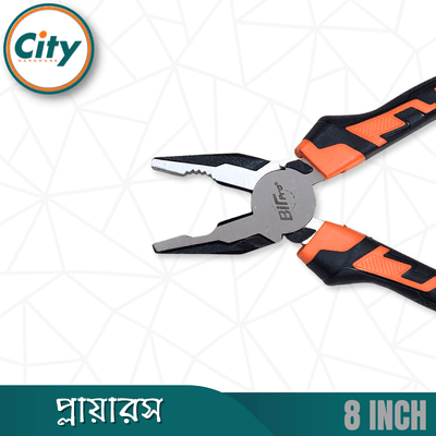 ৮ ইঞ্চি কম্বিনেশন প্লায়ারস প্রো কুয়ালিটি কালো নিকেল ক্রোমিয়াম স্টিলের পেশাদার মানের হেভি প্লাস_img_4