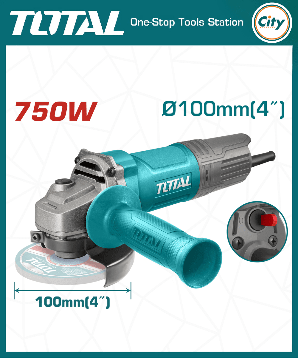 ৭৫০ ওয়াট অ্যাঙ্গেল গ্রাইন্ডার মেশিন TOTAL TG10710056