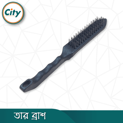 প্লাস্টিকের হ্যান্ডেল সহ তার ব্রাশ কার্বন স্টিলের তারের ব্রাশ সাধারন মানের_img_2