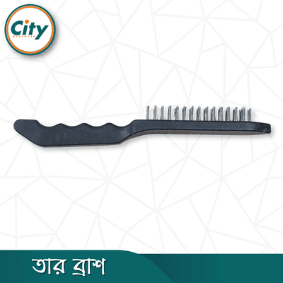 প্লাস্টিকের হ্যান্ডেল সহ তার ব্রাশ কার্বন স্টিলের তারের ব্রাশ সাধারন মানের_img_3