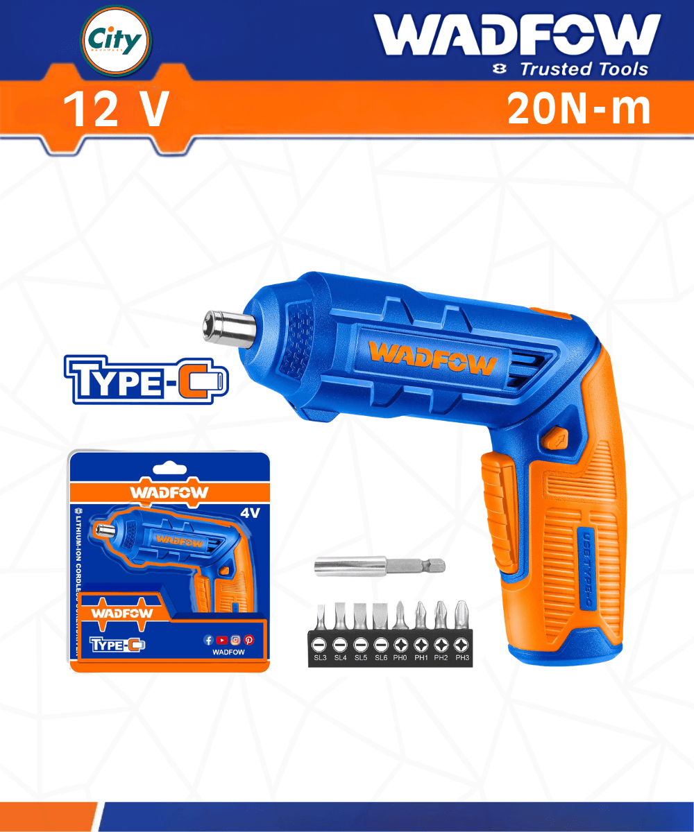 4v কর্ডলেস স্ক্রু ড্রাইভার WADFOW WCV4415