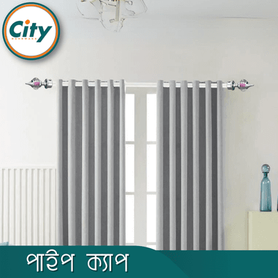 ১ জোড়া (২ পিস) সিপি পালিশ করা ক্রিস্টাল মিনার পর্দার পাইপ কভার পাইপ ক্যাপ ১ ইঞ্চি পাইপের জন্য পর্দা সজ্জা মিনার_img_6