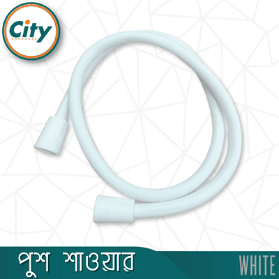 টয়লেট পুশ শাওয়ার হ্যান্ড পুশ শাওয়ার কমোড শাওয়ার সেট সাদা_img_2