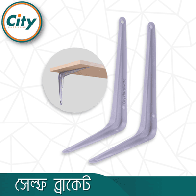 ২ পিস ওয়াল মাউন্ট শেল্ফ ব্রাকেট ওয়াল র্যাক এল ক্লাম্প_img_1