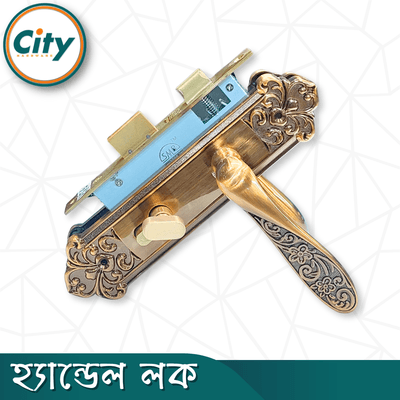 প্রিমিয়াম কুয়ালিটি ছোট আকারের হ্যান্ডেল লক নব সহ ভিতরের রুমের জন্য সিএফ রঙের দরজার লক Door Lock_img_1