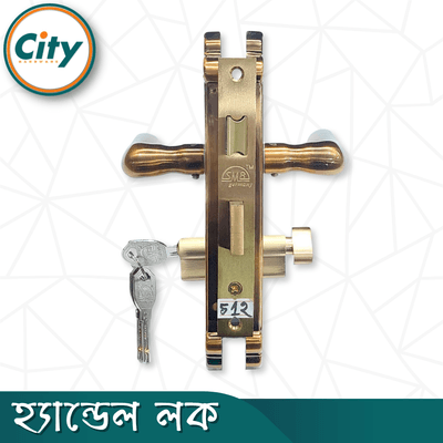 প্রিমিয়াম কুয়ালিটি ছোট আকারের হ্যান্ডেল লক নব সহ ভিতরের রুমের জন্য সিএফ রঙের দরজার লক Door Lock_img_4