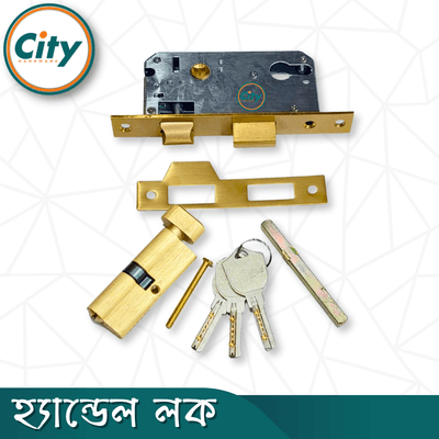প্রিমিয়াম কুয়ালিটি ছোট আকারের হ্যান্ডেল লক নব সহ ভিতরের রুমের জন্য সিএফ রঙের দরজার লক Door Lock_img_5