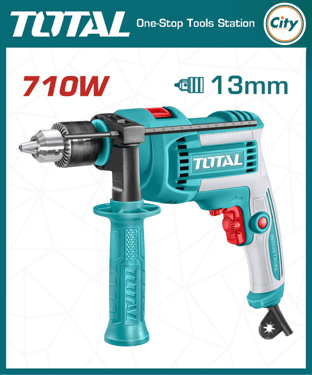 ৭১০ ওয়াট ইমপ্যাক্ট ড্রিল মেশিন TOTAL TG1071366