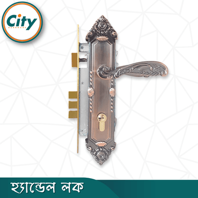 এন্টিক রঙের ডোর লক উচ্চ সুরক্ষার স্ট্যান্ডার্ড সাইজের হ্যান্ডেল লক প্রধান দরজার লক Door Lock_img_2