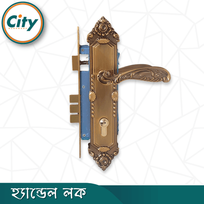সি এফ রঙের ডোর লক উচ্চ সুরক্ষার স্ট্যান্ডার্ড সাইজের হ্যান্ডেল লক প্রধান দরজার লক Door Lock_img_2