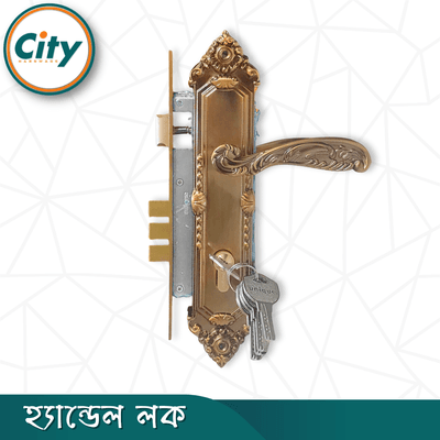 সি এফ রঙের ডোর লক উচ্চ সুরক্ষার স্ট্যান্ডার্ড সাইজের হ্যান্ডেল লক প্রধান দরজার লক Door Lock_img_1
