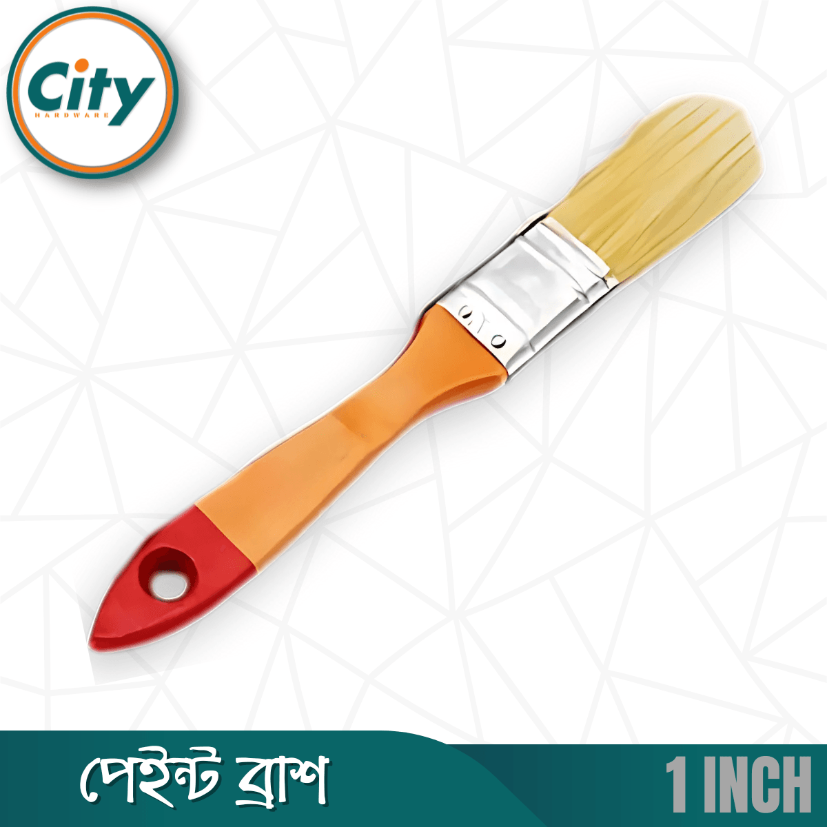 ১ পিস পেইন্ট ব্রাশ সিন্থেটিক ফিলামেন্ট ফ্ল্যাট স্যাশ পেন্টিং ব্রাশ ওয়াল পেইন্টিং টূল বিভিন্ন সাইজের