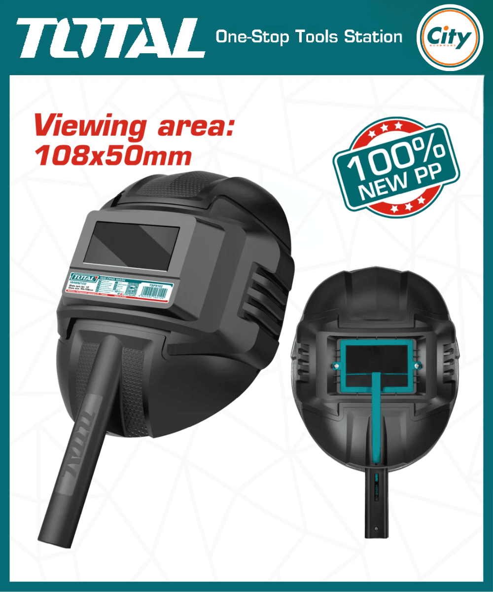 ওয়েল্ডিং মাস্ক উইথ প্রটেকশন গ্লাস TOTAL TSP9102