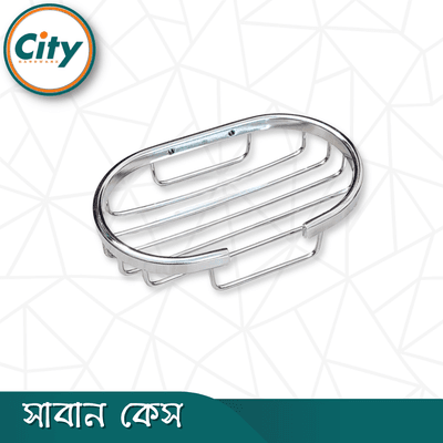 আধুনিক শপ কেস ডিম্বাকার আকৃতির ক্রোম ফিনিস করা ওয়াল মাউন্টেবল সাবান কেস_img_1