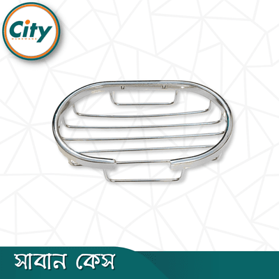 আধুনিক শপ কেস ডিম্বাকার আকৃতির ক্রোম ফিনিস করা ওয়াল মাউন্টেবল সাবান কেস_img_2