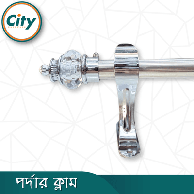 ১ পিস স্টেইনলেস স্টিলের পর্দার ক্লাম সিংগেল পর্দার পাইপ হোল্ডার সাইড ক্লাম্প ১ ইঞ্চি পাইপের জন্য ৪ ইঞ্চি চায়না নাগিন_img_5
